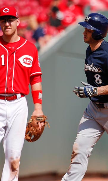 Brewers' sweep foiled by Reds
